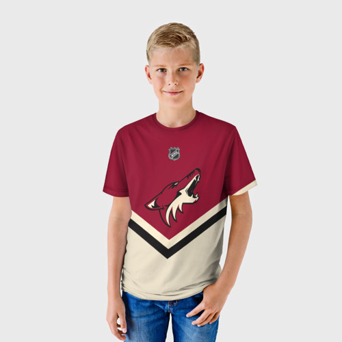 Детская футболка 3D Arizona Coyotes, цвет 3D печать - фото 3