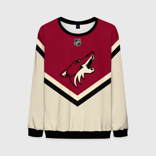 Мужской свитшот 3D Arizona Coyotes, цвет черный