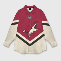 Женская рубашка oversize 3D Arizona Coyotes