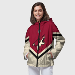 Женская ветровка 3D Arizona Coyotes - фото 2