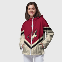 Женская ветровка 3D Arizona Coyotes - фото 2