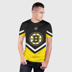 Мужская футболка 3D Slim Boston Bruins - фото 2