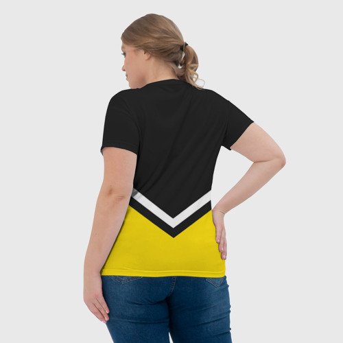 Женская футболка 3D с принтом Boston Bruins, вид сзади #2