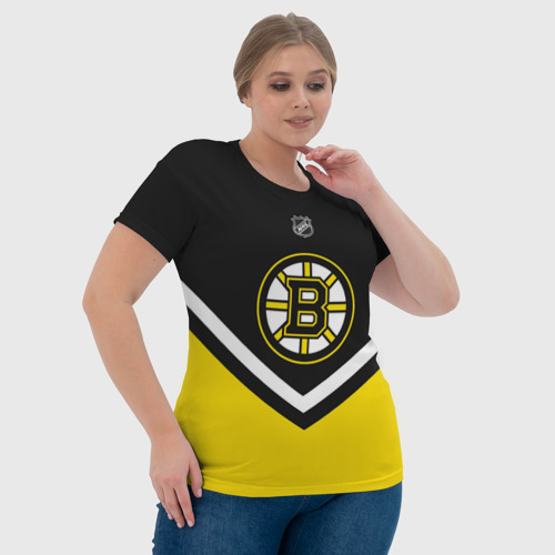 Женская футболка 3D с принтом Boston Bruins, фото #4