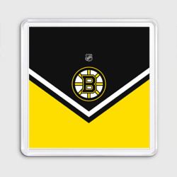 Магнит 55*55 Boston Bruins