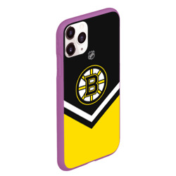 Чехол для iPhone 11 Pro Max матовый Boston Bruins - фото 2