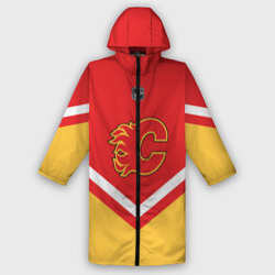 Мужской дождевик 3D Calgary Flames эмблема
