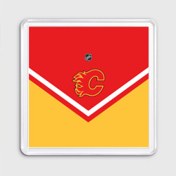 Магнит 55*55 Calgary Flames эмблема