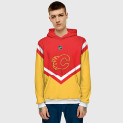 Мужская толстовка 3D Calgary Flames эмблема - фото 2