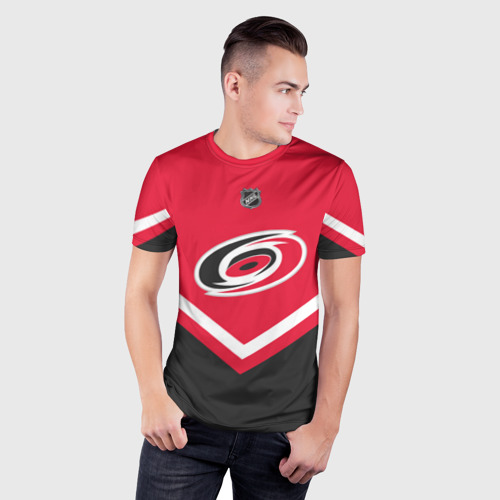 Мужская футболка 3D Slim Carolina Hurricanes - фото 3