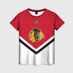 Женская футболка 3D Chicago Blackhawks