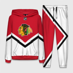 Женский костюм с толстовкой 3D Chicago Blackhawks