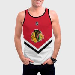 Мужская майка 3D Chicago Blackhawks - фото 2