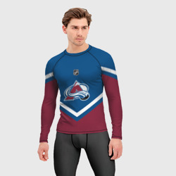 Мужской рашгард 3D Colorado Avalanche - фото 2