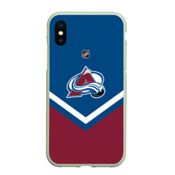 Чехол для iPhone XS Max матовый Colorado Avalanche