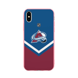 Чехол для iPhone X матовый Colorado Avalanche