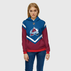 Женская толстовка 3D Colorado Avalanche - фото 2