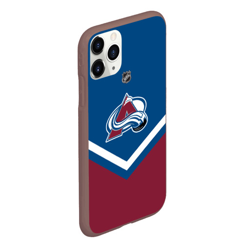 Чехол для iPhone 11 Pro Max матовый Colorado Avalanche, цвет коричневый - фото 3