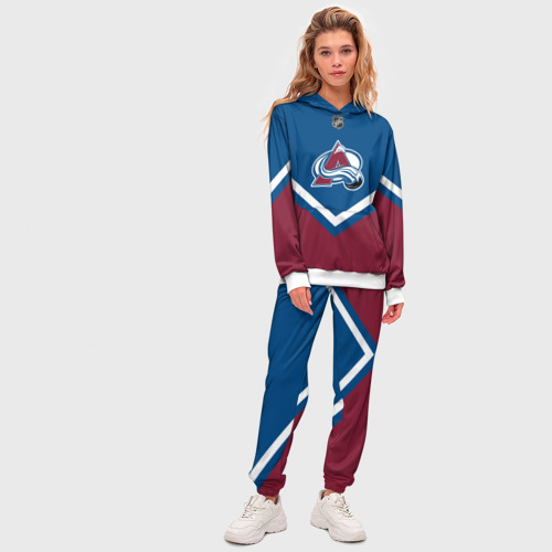 Женский костюм с толстовкой 3D Colorado Avalanche - фото 5