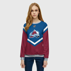 Женский свитшот 3D Colorado Avalanche - фото 2