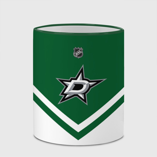 Кружка с полной запечаткой Dallas Stars, цвет Кант зеленый - фото 4