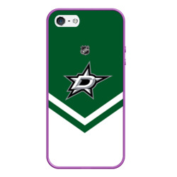 Чехол для iPhone 5/5S матовый Dallas Stars