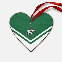 Деревянная игрушка Сердце Dallas Stars