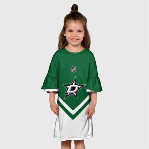 Детское платье 3D Dallas Stars, цвет 3D печать - фото 4