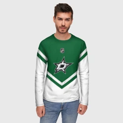 Мужской лонгслив 3D Dallas Stars - фото 2
