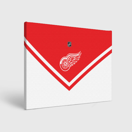 Холст прямоугольный Detroit Red Wings, цвет 3D печать