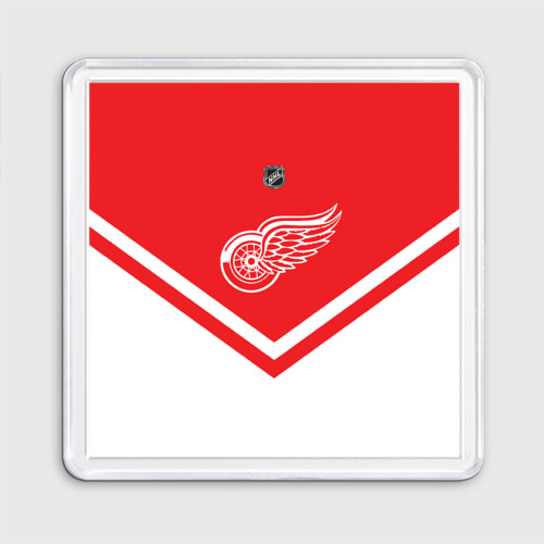 Магнит 55*55 Detroit Red Wings