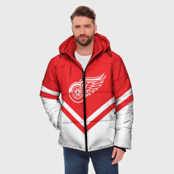 Мужская зимняя куртка 3D Detroit Red Wings - фото 2