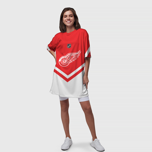 Платье-футболка 3D Detroit Red Wings, цвет 3D печать - фото 5