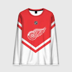 Мужской лонгслив 3D Detroit Red Wings