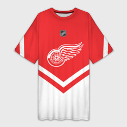 Платье-футболка 3D Detroit Red Wings