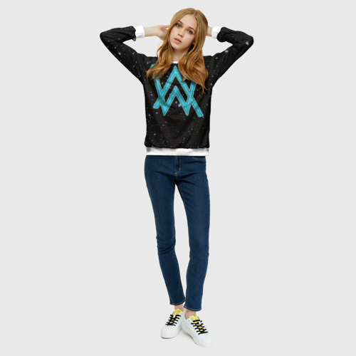 Женский свитшот 3D Alan Walker 4 Фото 01 Женский свитшот 3D Alan Walker 4 Фото 01