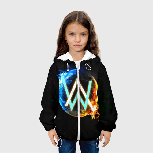 Детская куртка 3D Alan Walker 5, цвет белый - фото 4