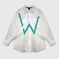 Мужская рубашка oversize 3D Alan Walker 7