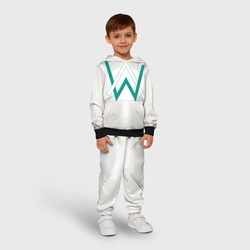 Детский костюм с толстовкой с принтом Alan Walker 7, фото на моделе #1