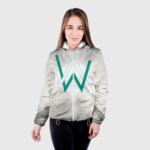 Женская куртка 3D Alan Walker 7, цвет белый - фото 3