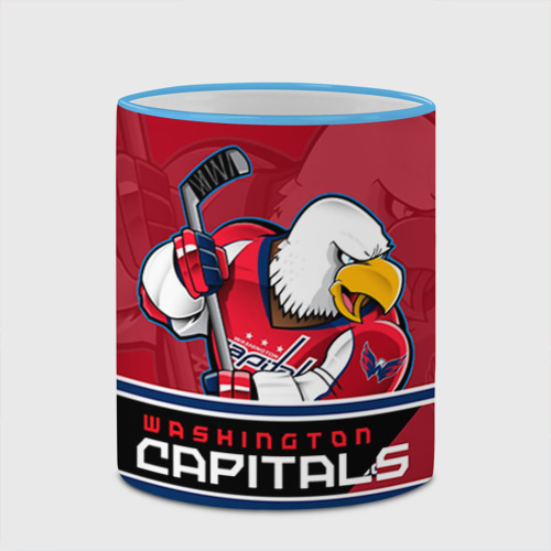 Кружка с полной запечаткой Washington Capitals, цвет Кант небесно-голубой - фото 4