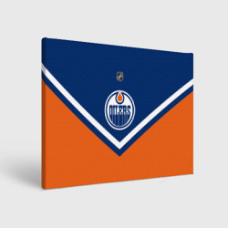 Холст прямоугольный Edmonton Oilers