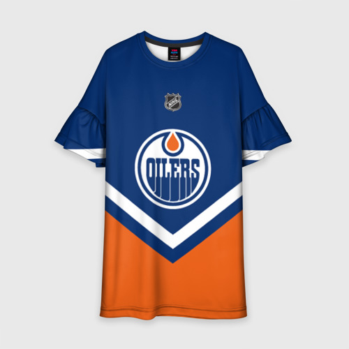 Детское платье 3D Edmonton Oilers, цвет 3D печать