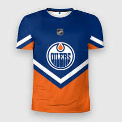 Мужская футболка 3D Slim Edmonton Oilers
