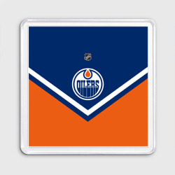 Магнит 55*55 Edmonton Oilers