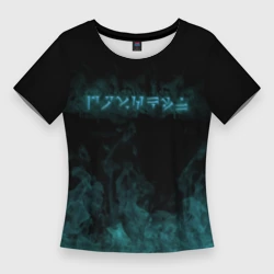 Женская футболка 3D Slim Dovahkiin