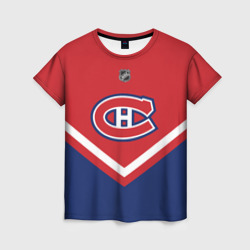 Женская футболка 3D Montreal Canadiens