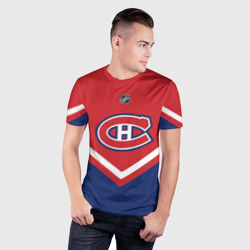 Мужская футболка 3D Slim Montreal Canadiens - фото 2