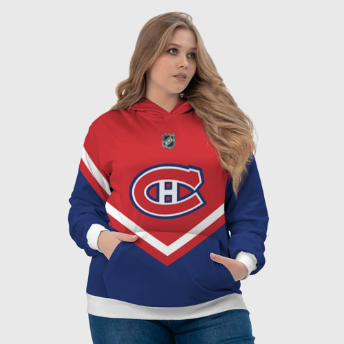 Женская толстовка 3D Montreal Canadiens, цвет 3D печать - фото 6