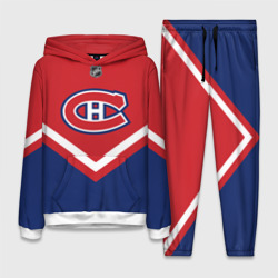 Женский костюм с толстовкой 3D Montreal Canadiens